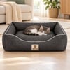 Kedi Köpek Yatağı Vera Premium Yatak - Antrasit / Large