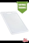Kesme Tahtası Plastik Büyük Kesme Sunum Tahtası Kesim Panosu 225x325 Mm Royaleks-FR-108