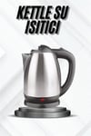 Kettle Su Isıtıcı C F Priz Uyumlu 220 - 240 V Paslanmaz Çelik Kablolu
