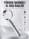 Kolay Montajlı 3 Modlu Yüksek Basınç Duş Başlığı
