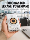 Lcd Göstergeli Manyetik Powerbank Type C Usb Girişli Yeni Nesil