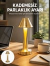 Led Masa Lambası 3 Renk Ayarlı Şarjlı Kablosuz Modern Tasarım Yeni Nesil