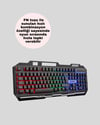 Mekanik LED Gaming Klavye Mouse Seti – Yüksek Tepki ve Ergonomi