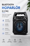 Mikrofonlu Bluetooth Ses Sistemli Usb, Micro Sd, Fm Ve Uzun Pil Ömrü