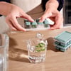 Mini Kapaklı Plastik Küp3'lü Buzluk (Silikon Taban)