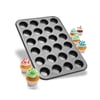 Muffin Kek Kalıbı 24 Bölmeli Siyah Metal