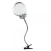 Nikula-2.5x130 Mm 5x24 Mm Led Aydınlatmalı Büyüteç,masa Üstü Metal Hortum Mandallı-mg15124-c
