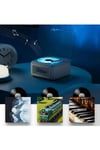 Nostalji Mini Plak Görünümlü Radyolu Bluetooth Hoparlör 3d Ses Dalgası Retro Müzik Plak Beyaz