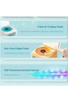 Nostalji Mini Plak Görünümlü Radyolu Bluetooth Hoparlör 3d Ses Dalgası Retro Müzik Plak Beyaz