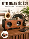 Nostaljik Görünümlü Bluetooth Bağlantılı Speaker