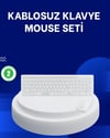 Ofis ve Ev Kullanımı İçin Kablosuz Klavye Fare Seti - Ergonomik ve Pratik