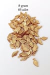 Oya Abiye Bileklik Kolye Pleksi Metalik Plastik Pul Altın Renk 8 gram 85 adet - BNC486