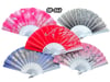 Plastik Kumaş Yelpaze 12'li Karışık Ob-049