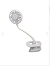 Portatif Işıklı Mini Klipsli Fan