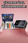Powerbank Aynalı Bluetooth Kulaklık Ve Akıllı Saat Seti Anc Özelliği Dokunamatik