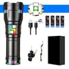 Pro F-3002 Alüminyum Tg Led Gece Şeritli Type-c Şarjlı El Feneri