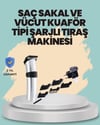 Profesyonel Erkek Tıraş Makinesi – Kablosuz, Paslanmaz Bıçaklı Ve Tam Aksesuar