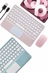 Profesyonel Wifi Q Klavye Bluetooth Klavye Touchpad 10.8 Inç Yeni Nesil