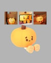 Pumpkin Led Night Light Dokunmatik Şarjlı Silikon Gece Lambası Yeni Nesil