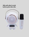 Renkli Işıklı Astronot Mini Bluetooth Speaker Ve Karaoke Mikrofon