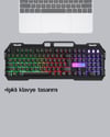 Rgb Işıklı  Klavye Mouse Seti – Türkçe Q, Ayarlanabilir Dpı, Ergonomik Ve Dayanıklı Tasarım