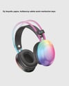 Rgb Işıklı Kablosuz Kulaklık Bluetooth 5.3 800mah Ergonomik Ipx4 Dayanıklı