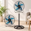 Sanayi Tipi Ayaklı Vantilatör - 5 Metal Kanatlı, 3 Kademe Hız