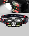 Şarj Edilebilir Led Far Hareket Sensörlü 5 Modlu Outdoor Yeni Nesil