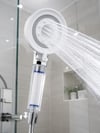 Şeffaf Filtre Hazneli Duş Başlığı Güçlü Akışlı Pratik Banyo Duşu