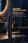 Siyah Şarjlı Elektrikli Diş Fırçası 6 Modlu
