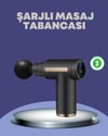 Sporcu Kas Masaj Tabancası 6 Kademe Güçlü Titreşim 4 Başlık Şarjlı Masaj Aleti
