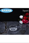 Square Tekli Kare Cam Kahvaltılık Kase Royaleks-81485