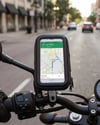 Su Geçirmez Motosiklet Bisiklet Telefon Tutucu 360 Derece Döner Gidon Telefon Standı