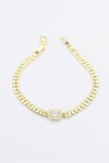 Taşlı Xuping Bileklik - Altın