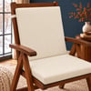 Tek Parça Sırtlıklı Sandalye Minderi · 80 × 40 × 4 cm · Krem · 80 × 40 × 4 cm
