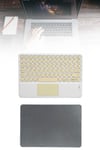 Touchpad Tüm Cihazlara Uyumlu Bluetooth Klavye Touchpad Slim Kablosuz Wifi Q Klavye