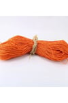 Turuncu Renk Çile Kağıt İp Çanta Ipi Supla Ipi  No:65 - (550-600 gr)