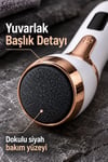 Üç Yedek Diskli Şarjlı Elektrikli Ayak Törpüsü