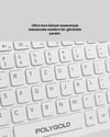 USB Alıcılı Kablosuz Klavye Mouse - Geniş Uyumluluk, Sessiz Tuşlar