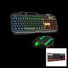 USB Kablolu RGB (Gökkuşağı) Işıklı Klavye ve Mouse Seti - 150 cm