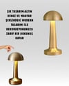 Usb Şarjlı Dokunmatik Led Masa Lambası – 3 Renk Modu & Dimmer