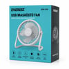 USB Şarjlı Masaüstü Fan 14.5x14.1 cm PVC Gövde
