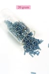 Uzun Boru Kesme Boncuk Çap 2mm Uzunluk 10 mm - 4 Renk - Toplam 80 Gram - BNC426