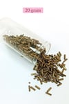 Uzun Boru Kesme Boncuk Çap 2mm Uzunluk 10 mm - 4 Renk - Toplam 80 Gram - BNC432