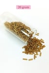 Uzun Boru Kesme Boncuk Çap 2mm Uzunluk 10 mm - 4 Renk - Toplam 80 Gram - BNC427