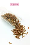 Uzun Boru Kesme Boncuk Çap 2mm Uzunluk 10 mm - 4 Renk - Toplam 80 Gram - BNC431