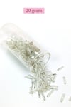 Uzun Boru Kesme Boncuk Çap 2mm Uzunluk 10 mm - 4 Renk - Toplam 80 Gram - BNC434
