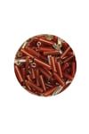 Uzun Boru Kesme Boncuk Çap 2mm Uzunluk 10 mm - 60 Gram - Kahverengi Gümüş - BNC301