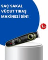 Uzun Pil Ömürlü Led Göstergeli Erkek Bakım Seti 5-in-1 Saç Sakal Tıraş Makinesi