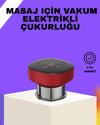 Vakumlu Masaj Aleti Çok Kademeli Emme Isıtmalı Ev Tipi Terapi